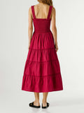 Pepe Jeans Vestito Longuette Avril Donna PL9537822 Cramberry Pink - Rosso