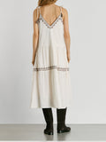Pepe Jeans Vestito Longuette Diva Donna PL9537824 Antique White - Bianco