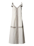 Pepe Jeans Vestito Longuette Diva Donna PL9537824 Antique White - Bianco