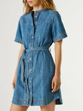 Pepe Jeans Vestito Mini Victoria Donna PL95378473C0 - Denim