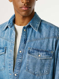 Pepe Jeans Camicia Jeans Brooks Uomo PM30909153V2 - Denim
