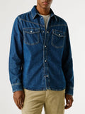 Pepe Jeans Camicia Jeans Brooks Uomo PM30909155U0 - Denim