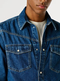 Pepe Jeans Camicia Jeans Brooks Uomo PM30909155U0 - Denim