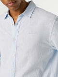Pepe Jeans Camicia Casual Camicia Payton Uomo PM3091192 Bleach Blue - Celeste