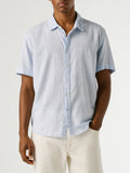 Pepe Jeans Camicia Casual Camicia Percy Uomo PM3091193 Bleach Blue - Celeste