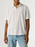 Pepe Jeans Camicia Casual Camicia Percy Uomo PM3091193 White - Bianco