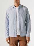 Pepe Jeans Camicia Casual Prescot Uomo PM3091209 - Blu