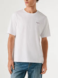 Pepe Jeans T-shirt Contrast Connor Uomo PM5010179 White - Bianco