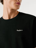Pepe Jeans T-shirt Contrast Connor Uomo PM5010179 Black - Nero