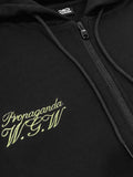 Propaganda Felpa Zip Whisper Uomo 26SSPRFE562 - Nero