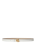 Ralph Lauren Cintura Reversibile Donna 412883715 White - Bianco
