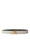 Ralph Lauren Cintura Reversibile Bianco Donna 412P10211 Navy / Bianco - Blu
