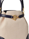 Ralph Lauren Borsa a Secchiello Blu Donna 431P04294 Natural - Beige