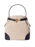 Ralph Lauren Borsa a Secchiello Blu Donna 431P04294 Natural - Beige
