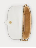 Ralph Lauren Borsa a Tracolla Lynden Bianco Donna 431P10158 Natural - Beige
