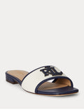 Ralph Lauren Ciabatte Everley Blu Donna 802P04395 - Avorio