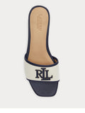 Ralph Lauren Ciabatte Everley Blu Donna 802P04395 - Avorio