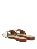 Ralph Lauren Ciabatte Everley Marrone Donna 802P04395 - Avorio