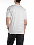 Replay T-shirt Uomo M3097 .000.2660 Natural White - Bianco