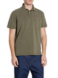 Replay Polo Uomo M3431A.000.22696M Mud Green - Verde
