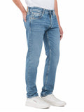 Replay Jeans Straight Grover Uomo MA972 .000.886 0C2 Medium Blue - Denim