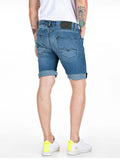 Replay Bermuda Jeans Uomo MA981Y.000.261 C39 Medium Blue - Denim
