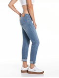 Replay Jeans Capri Marty Slim Donna WA416 .000.685 115 Medium Blue - Denim