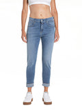 Replay Jeans Capri Marty Slim Donna WA416 .000.685 115 Medium Blue - Denim