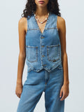 Roy Rogers Gilet Donna RND225CR531987 - Denim