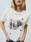 Roy Rogers T-shirt Donna ROG0053CQ560111 Off White - Bianco