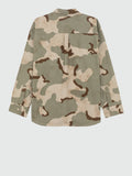 Roy Rogers Camicia Casual Uomo RRW007CQ520111 Camouflage - Verde