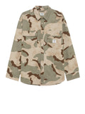 Roy Rogers Camicia Casual Uomo RRW007CQ520111 Camouflage - Verde