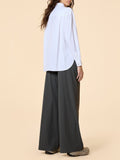 Rrd Camicia Casual Oxford Boyfriend Donna 26754 White - Bianco