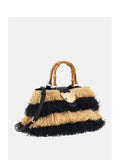 Rue Madam Borsa a Mano Beige Donna 1555 - Nero