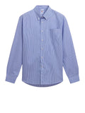 Sebago Camicia Casual Donna 751272W Royal BluE-White - Celeste