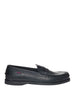 sebago mocassini dolphin waxed uomo 76114qw total black nero 162793896