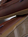 Sebago Mocassini Dolphin Waxed Uomo 76114QW BrowN-Gum - Marrone