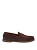 sebago mocassini dolphin waxed uomo 76114qw brown gum marrone 163001639