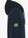 Sun68 Felpa Zip Uomo F36116 - Blu