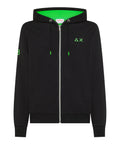 Sun68 Felpa Zip Uomo F36116 - Nero