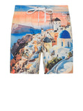 Sun68 Shorts Mare Uomo H35118 Arancio/royal - Multicolore