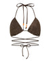 sun68 bikini pezzo sopra donna h36215 cacao marrone 167799938