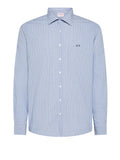 Sun68 Camicia Casual Uomo S36103 Azzurro/bianco - Celeste