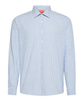 Sun68 Camicia Casual Uomo S36123 Azzurro/bianco - Celeste