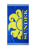 Sundek Telo Mare Giallo Unisex AM312ATC1050 Over Sky 02 - Blu