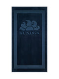 Sundek Telo Mare Wili Jacquard Unisex AM372ATC1000 Navy - Blu