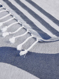 Sundek Telo Mare Key Fouta Unisex AM401ATC1000 Navy - Blu