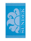 Sundek Telo Mare Key Fouta Unisex AM401ATC1000 Oversea - Blu