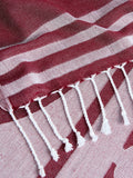 Sundek Telo Mare Key Fouta Unisex AM401ATC1000 Deep Scarlet - Rosso