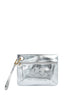 sundek borsa pochette mare laminated donna aw416abpu7la silver argento 168747689